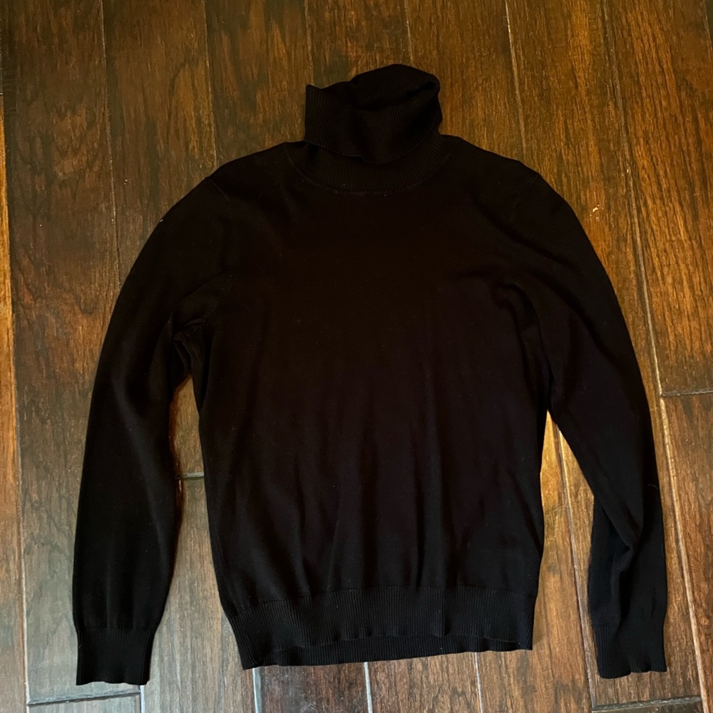 Andrew Marc Long Sleeve Ribbed Turtleneck